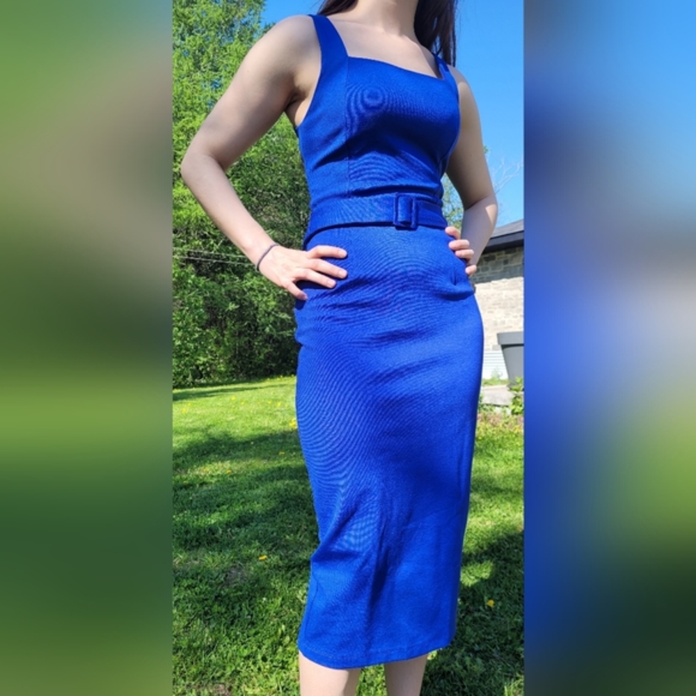 Vanity Room – Belted Sleeveless Dress, size XS